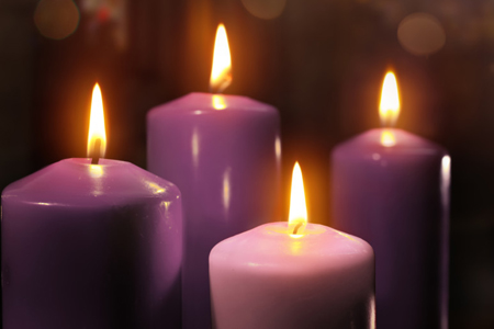 Advent Candles Advent - the start of the new church year