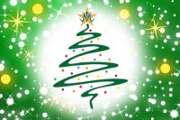 Christmas tree background